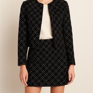 NWOT Tweed Mini Skirt